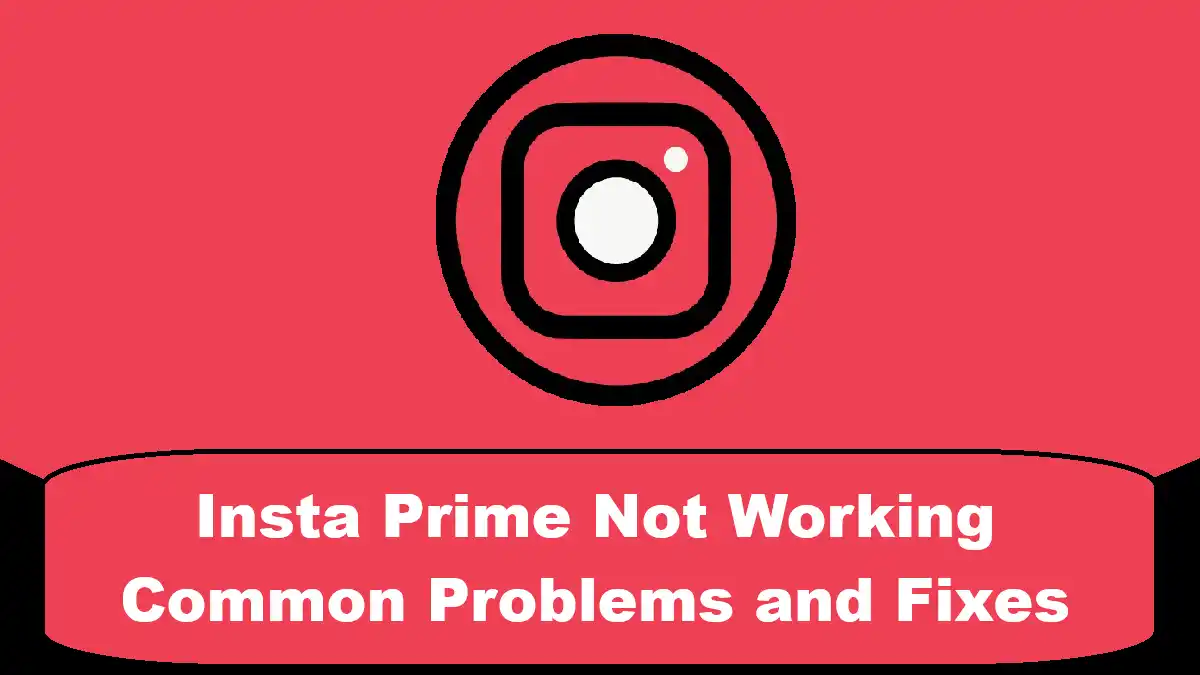 Insta Prime Not Working Common Problems and Fixes